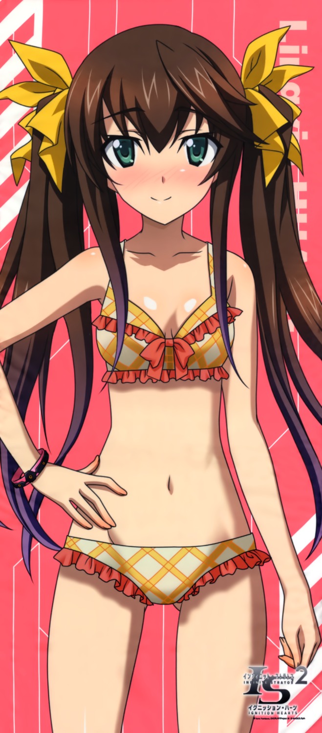 bikini cleavage huang_lingyin infinite_stratos infinite_stratos_2 swimsuits