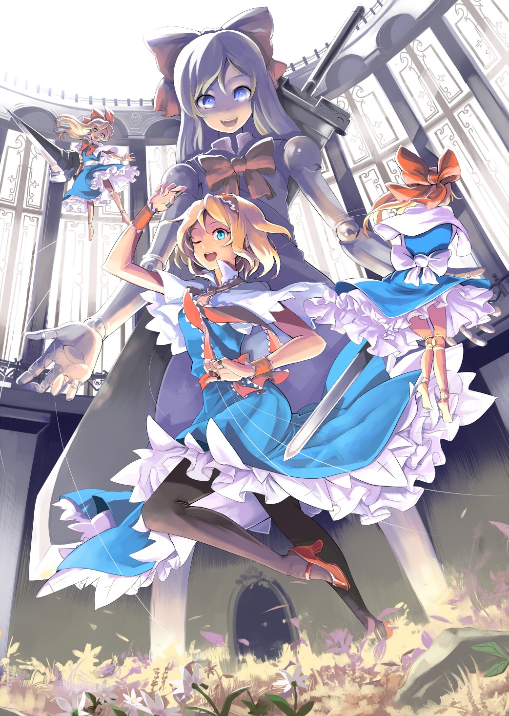 alice_margatroid emerane pantyhose shanghai touhou