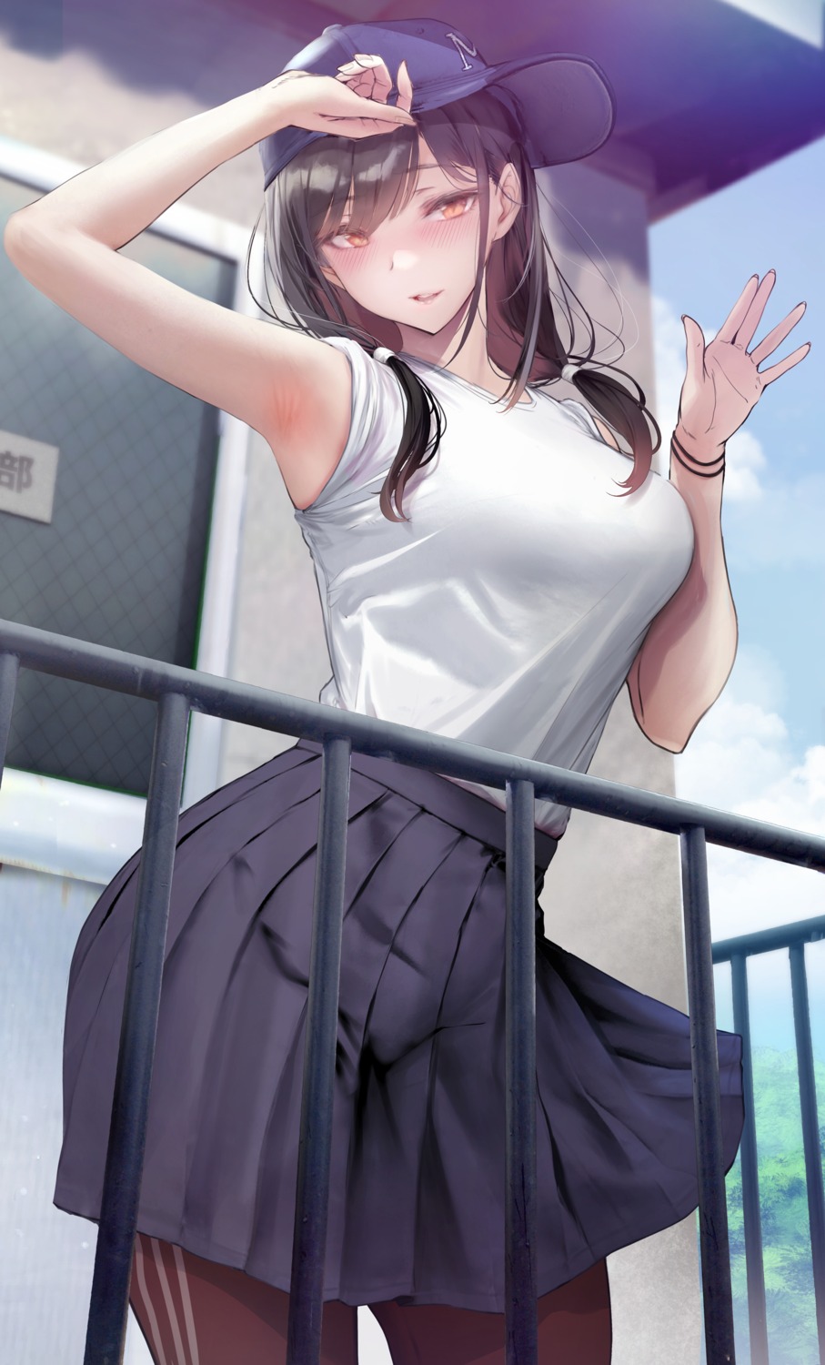 gentsuki gym_uniform seifuku skirt_lift