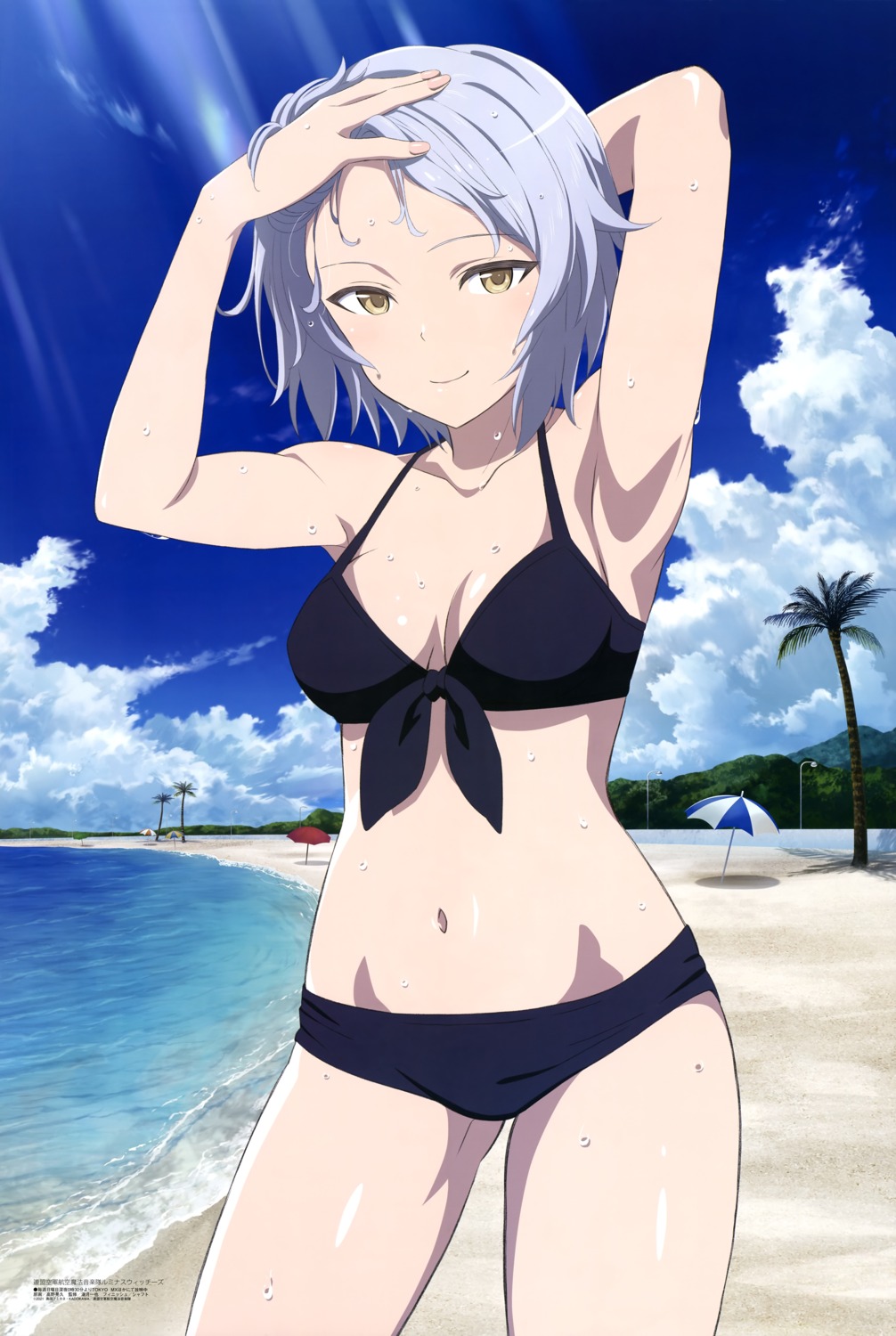 aila_paivikki_linnamaa bikini luminous_witches swimsuits takano_akihisa