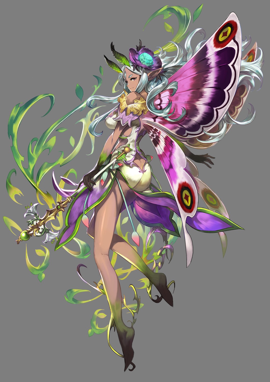 ass fairy pointy_ears tagme transparent_png valiant_force weapon wings