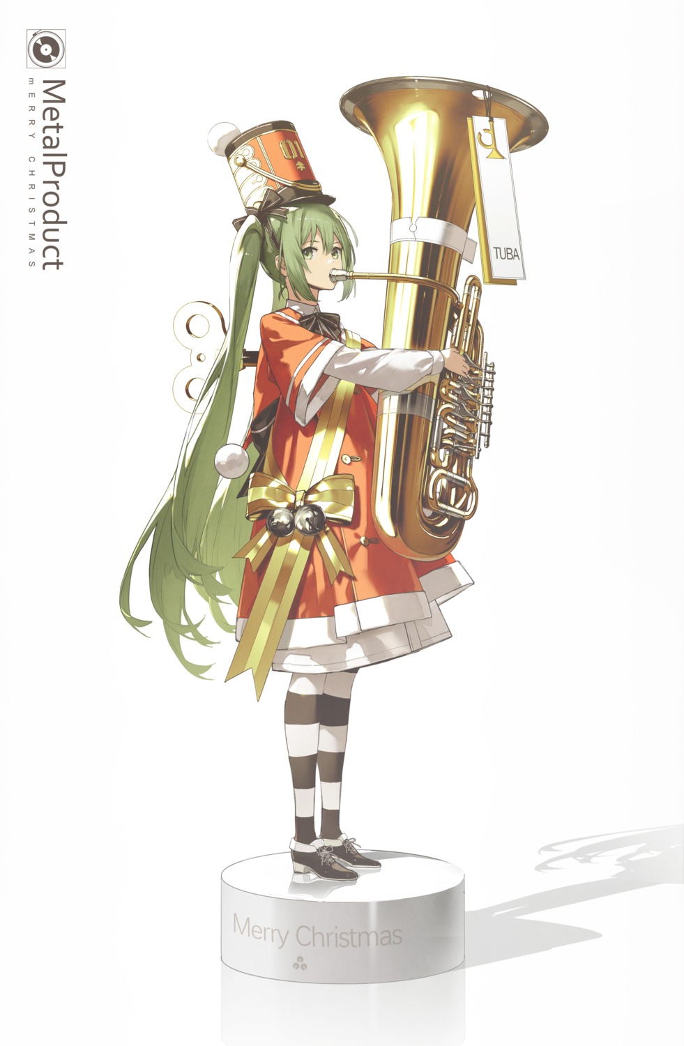 christmas hatsune_miku heels kieed uniform vocaloid