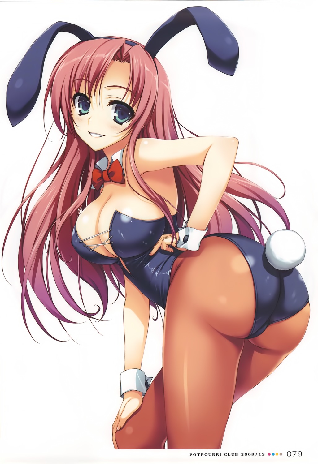 animal_ears ass bunny_ears bunny_girl cleavage pantyhose tomose_shunsaku