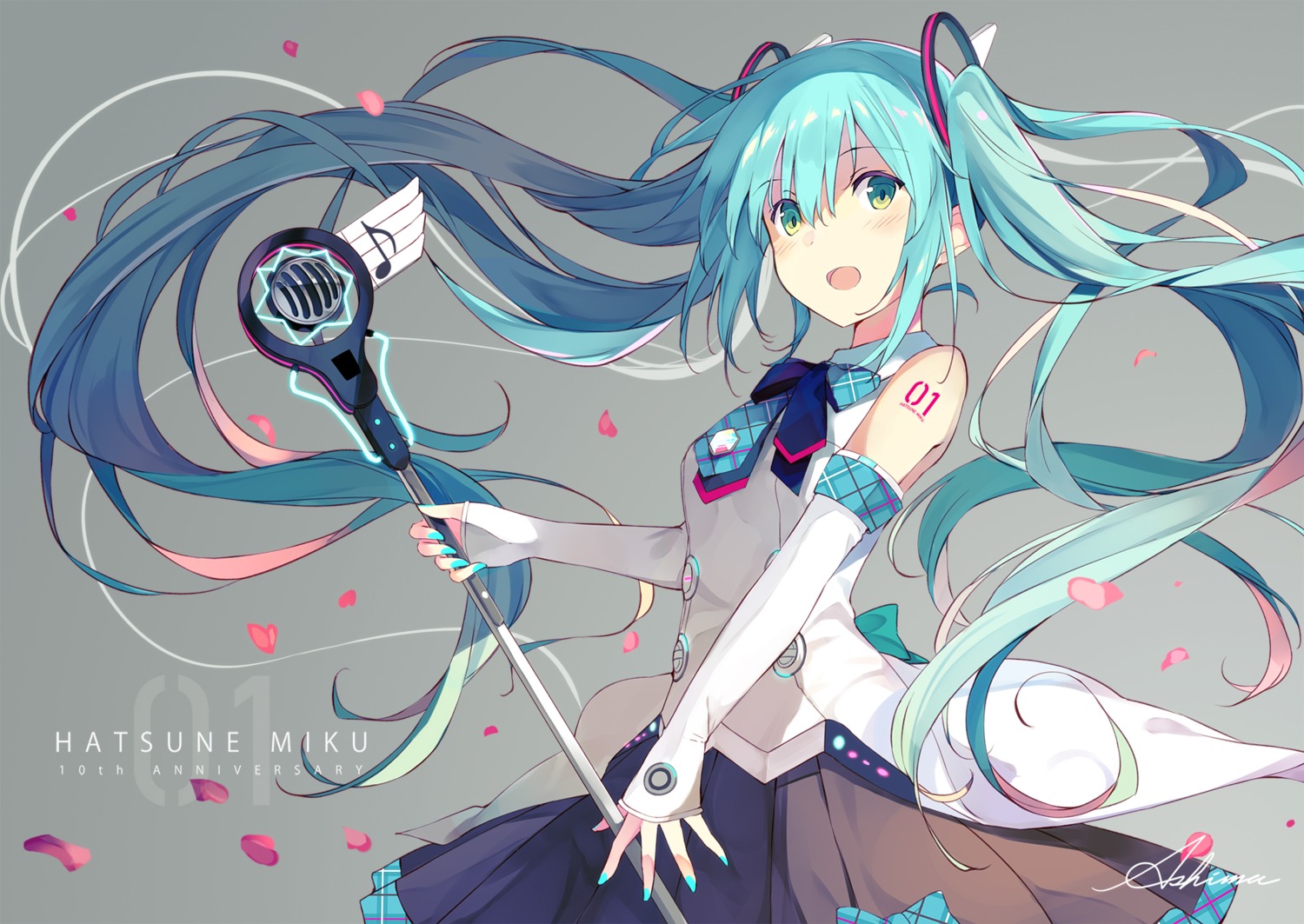 ashima hatsune_miku magical_mirai tattoo vocaloid