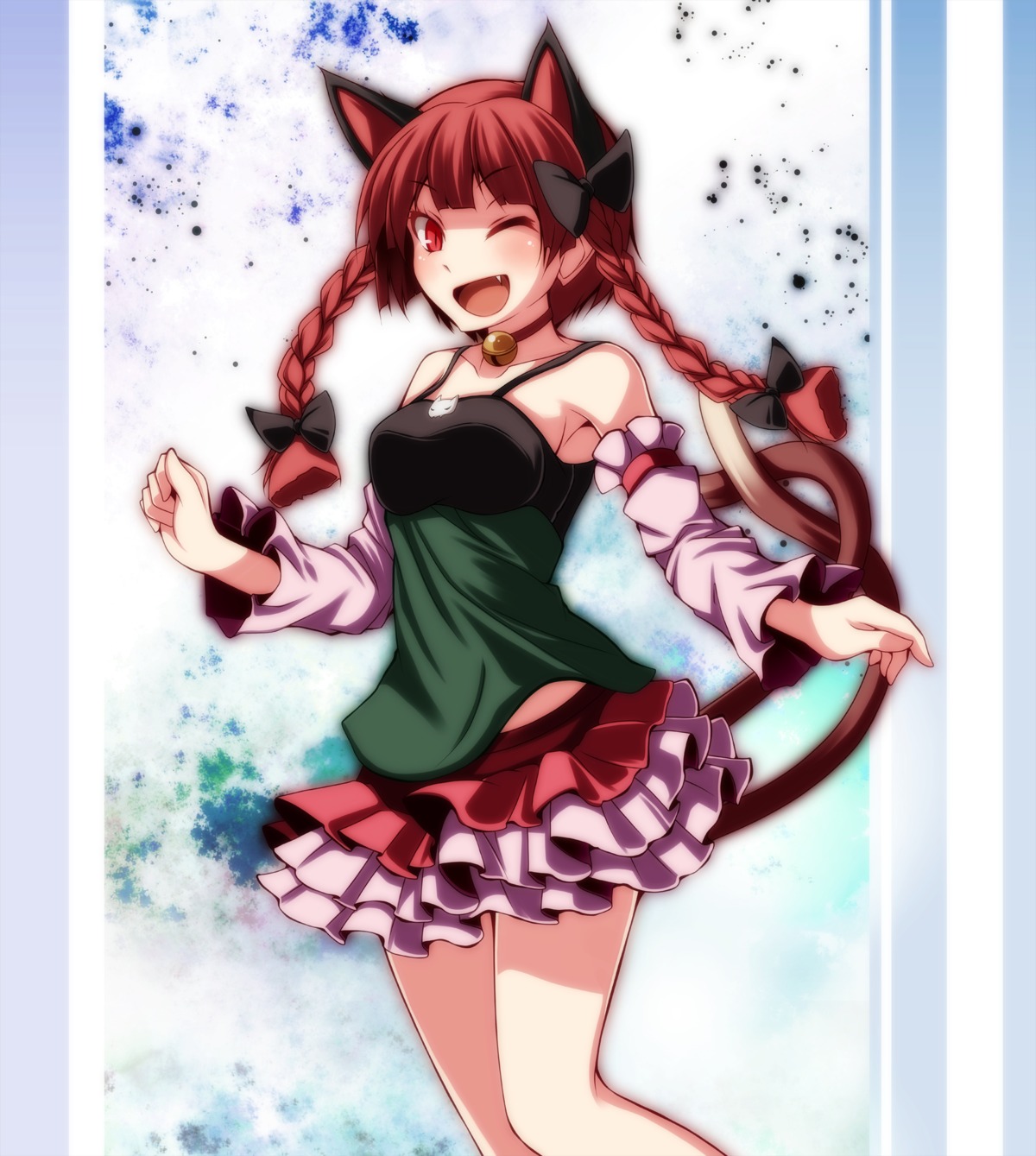 animal_ears kaenbyou_rin nekomimi s-syogo tail touhou