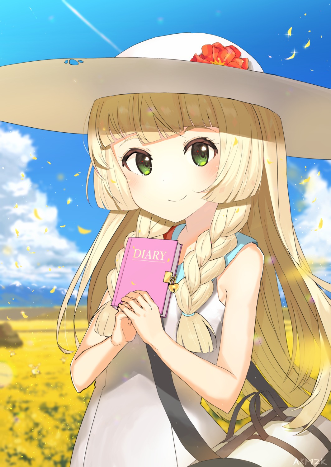 akamizuki_(akmzk) dress lillie_(pokemon) pokemon pokemon_sm pokemon_usum