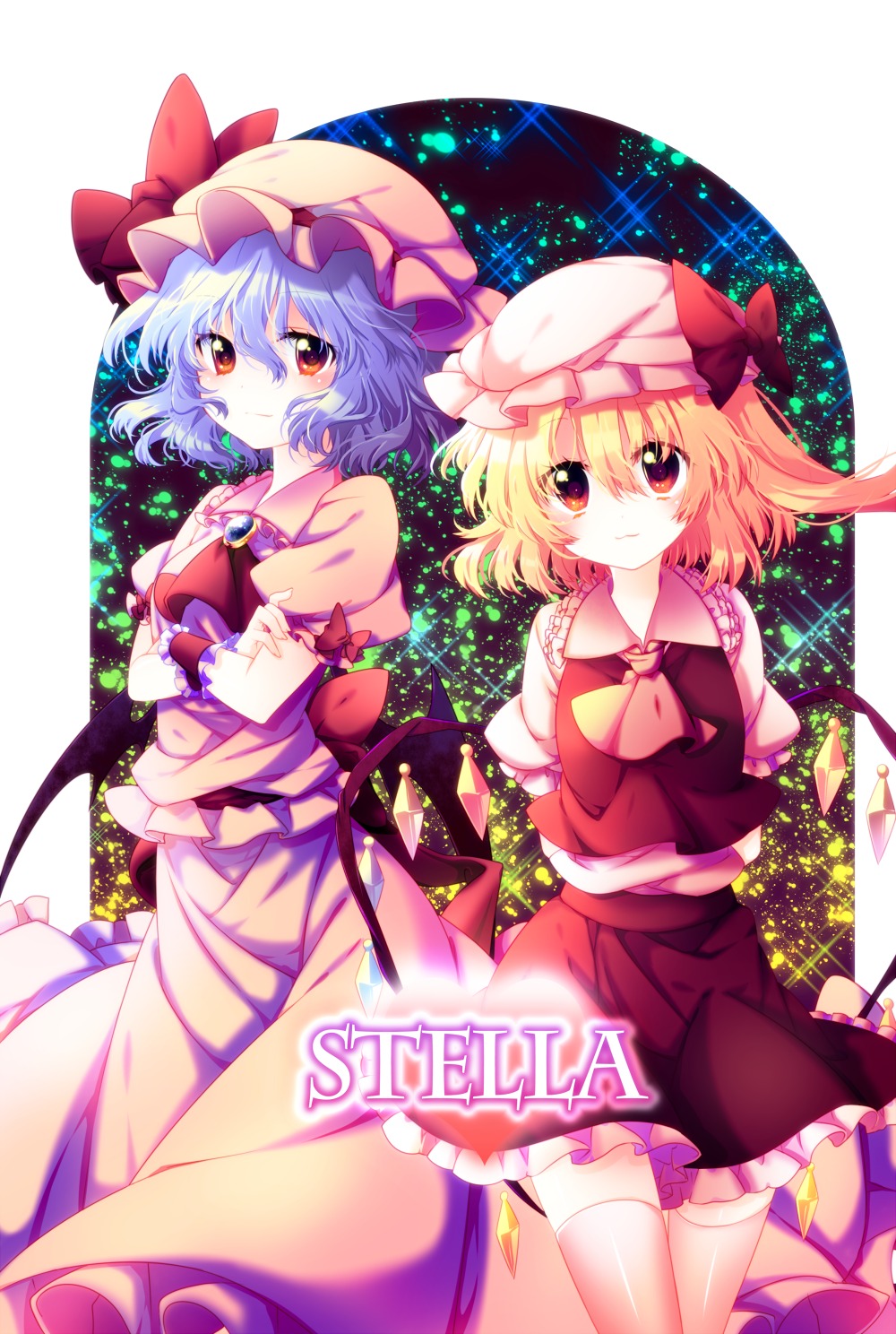 flandre_scarlet remilia_scarlet riichu touhou