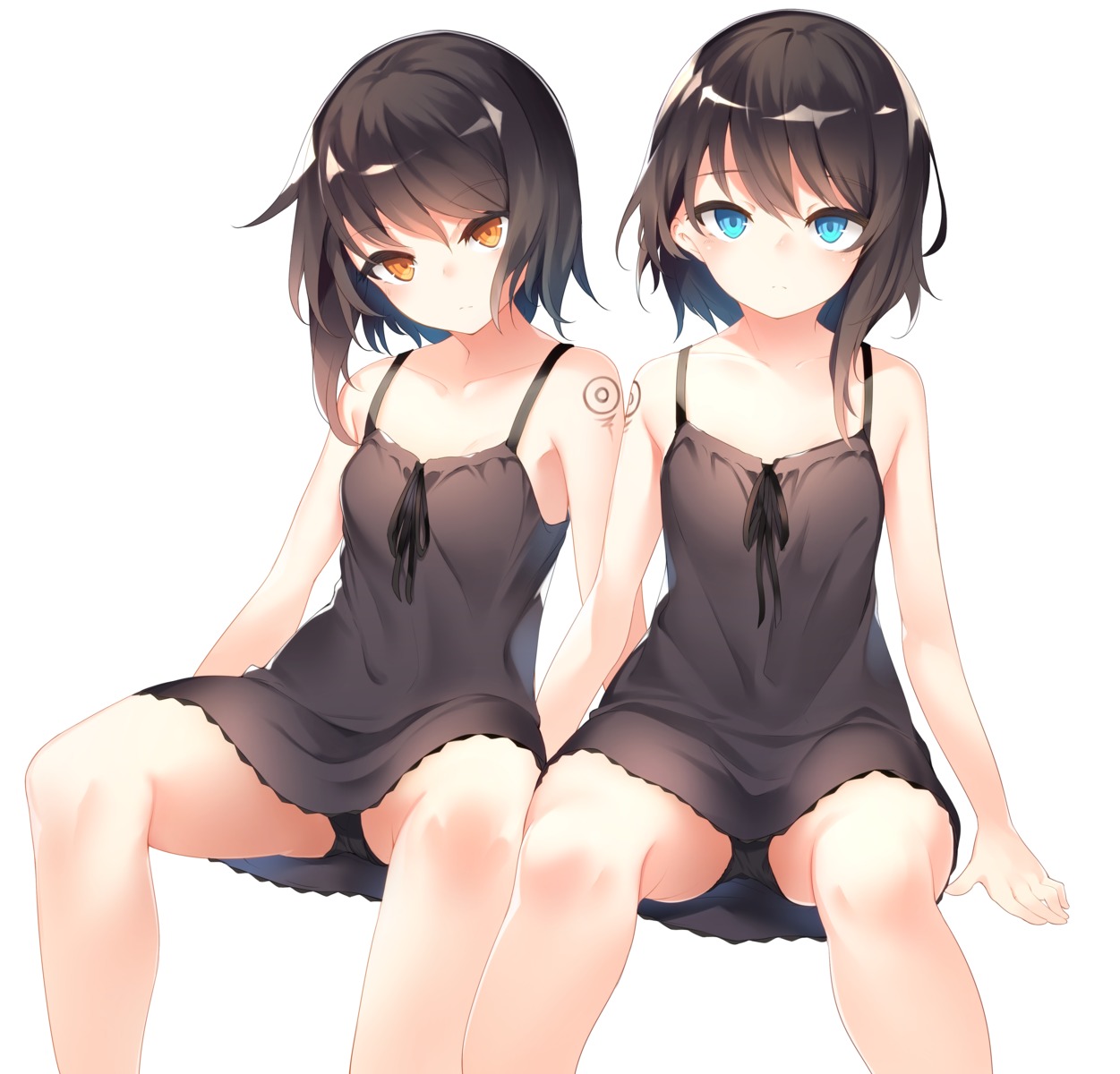 dress loli otokuyou pantsu skirt_lift tattoo