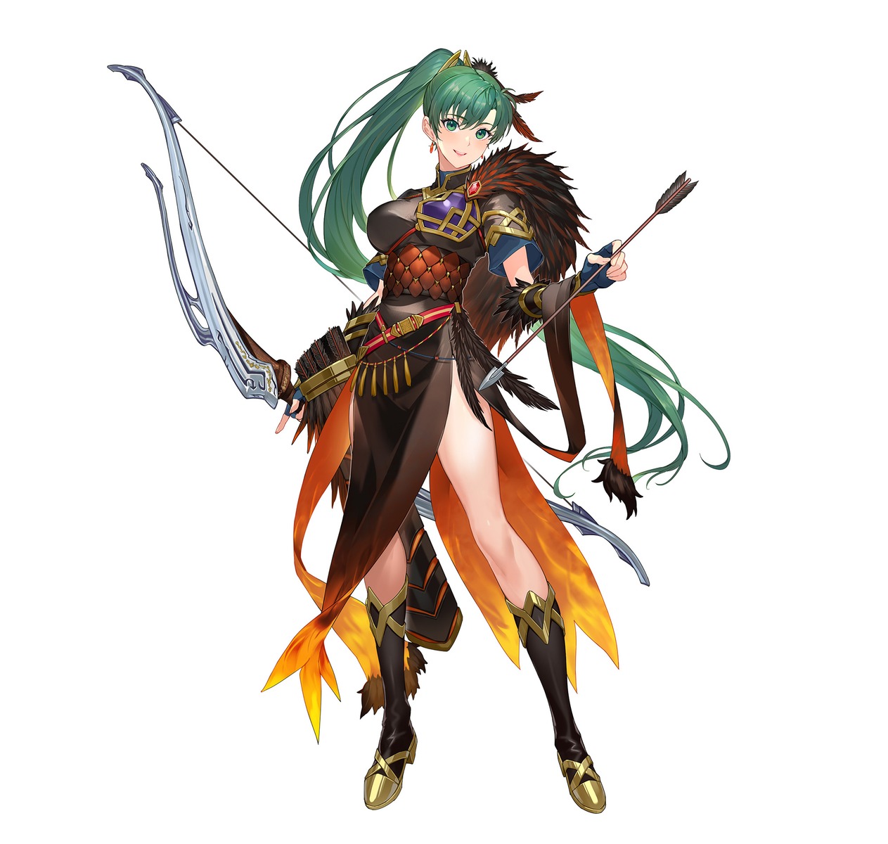 armor asian_clothes fire_emblem fire_emblem:_rekka_no_ken heels kakage lyndis_(fire_emblem) nintendo weapon