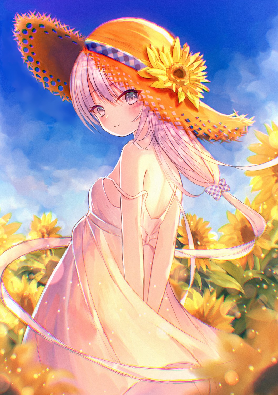 dress millkoi no_bra summer_dress