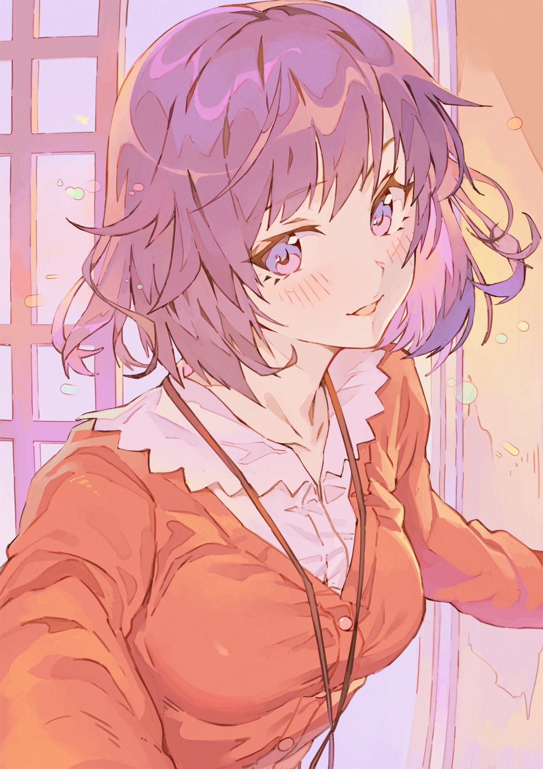 bakemonogatari hong monogatari_(series) senjougahara_hitagi sweater