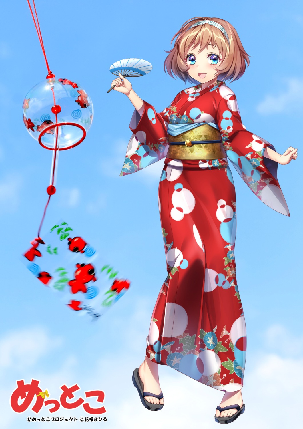 hanasaki_mahiru mettoko mettoko_project yukata