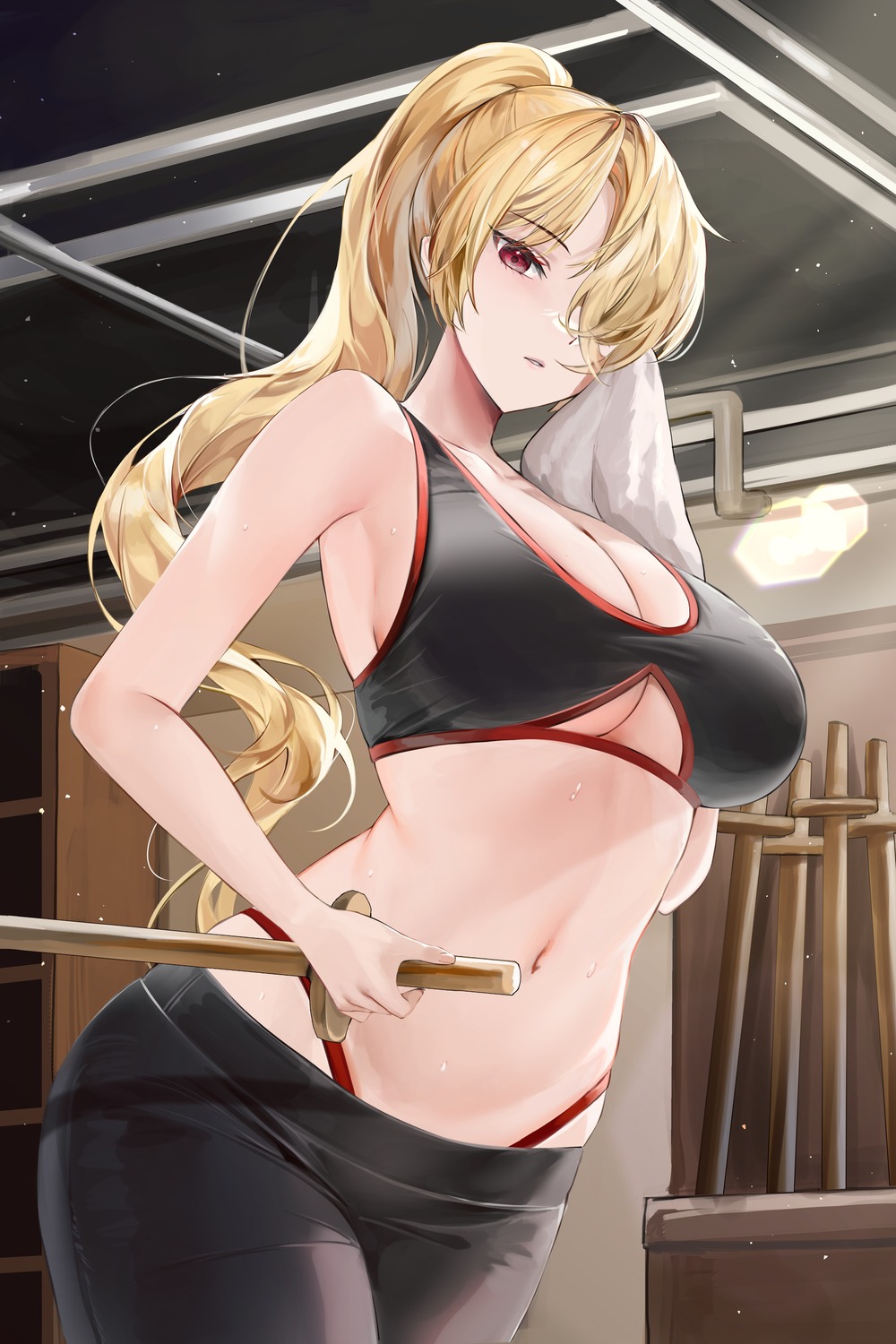 bra gym_uniform lillly sword