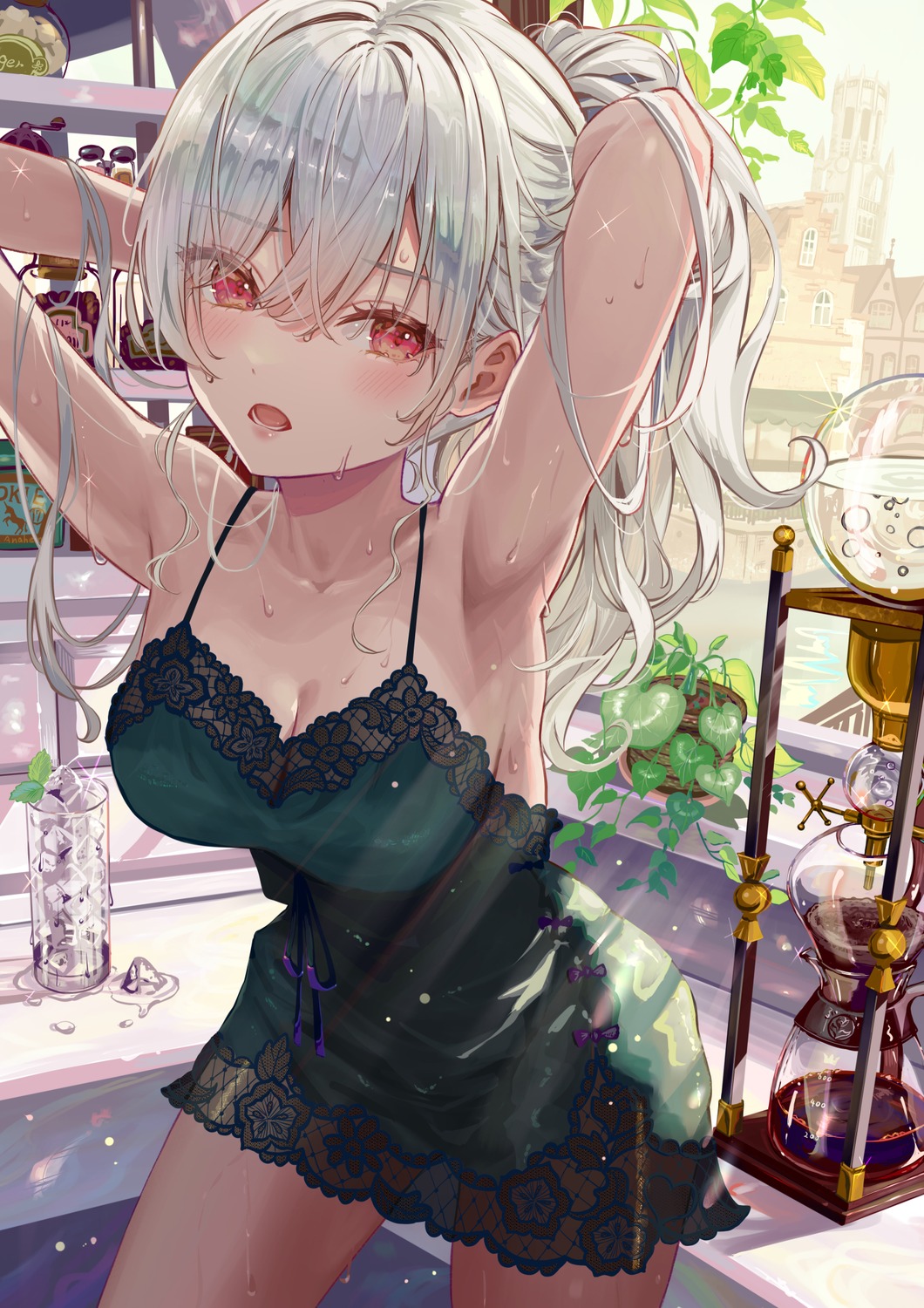 ito_lab lingerie see_through wet