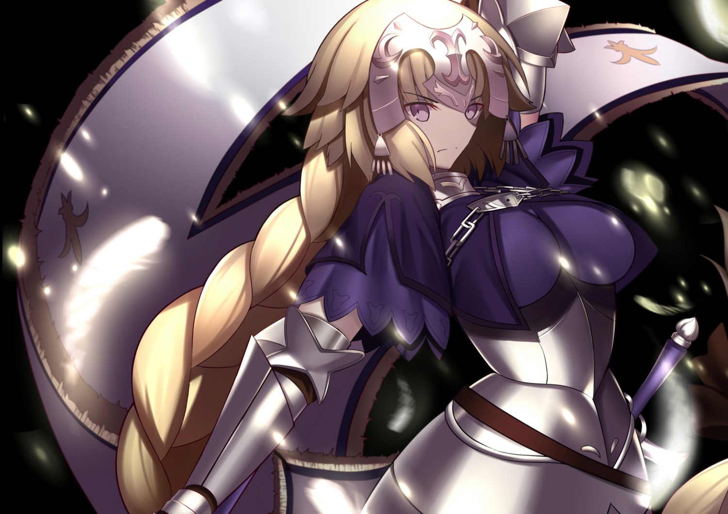 armor fate/apocrypha fate/grand_order fate/stay_night jeanne_d'arc jeanne_d'arc_(fate) paperfinger sword