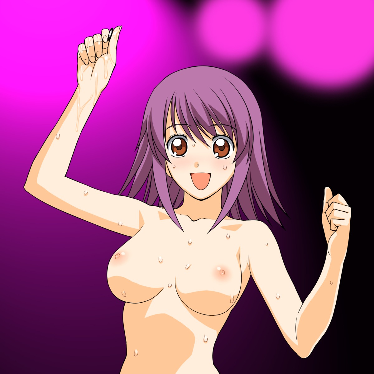 a1 initial-g kaleido_star naegino_sora naked nipples