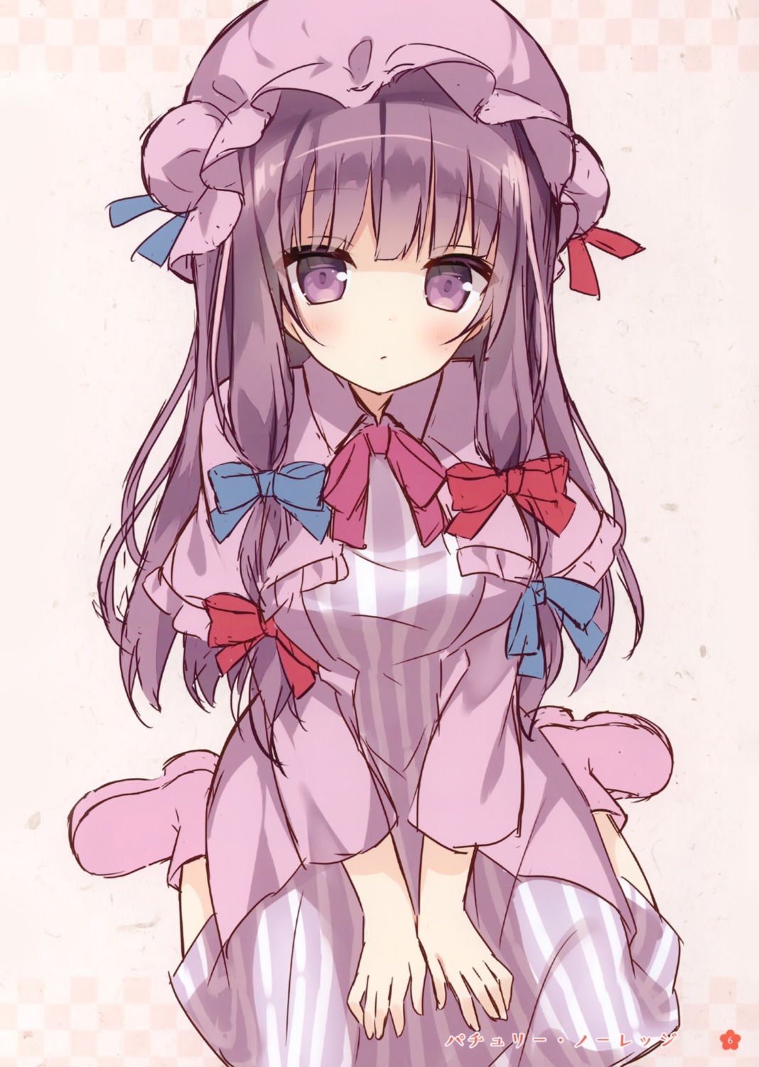 dress hoshi patchouli_knowledge sketch touhou usagigo