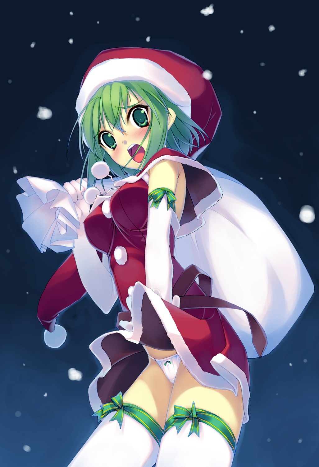 christmas murakami_suigun pantsu thighhighs