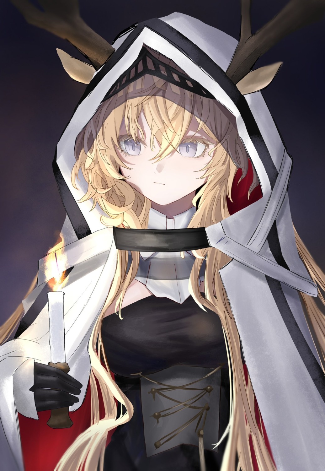 animal_ears arknights horns kei11525 viviana_droste