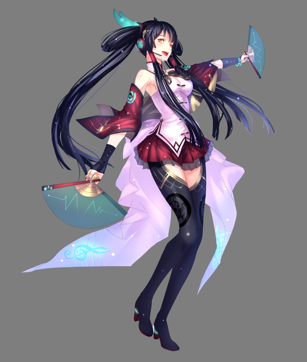 ryuuzaki_itsu thighhighs transparent_png