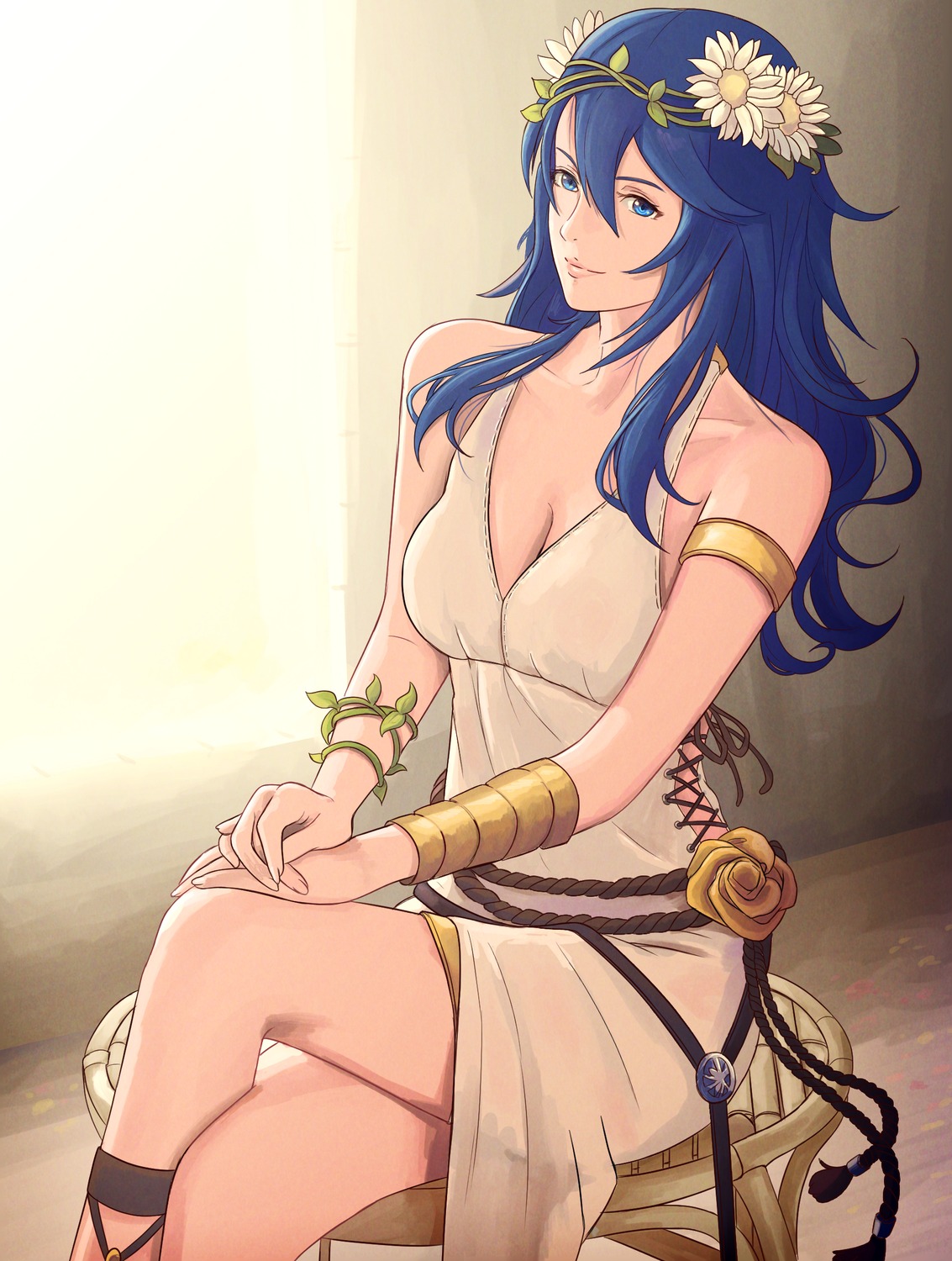 cleavage dress fire_emblem fire_emblem:_awakening fire_emblem_kakusei lucina_(fire_emblem) truejekart