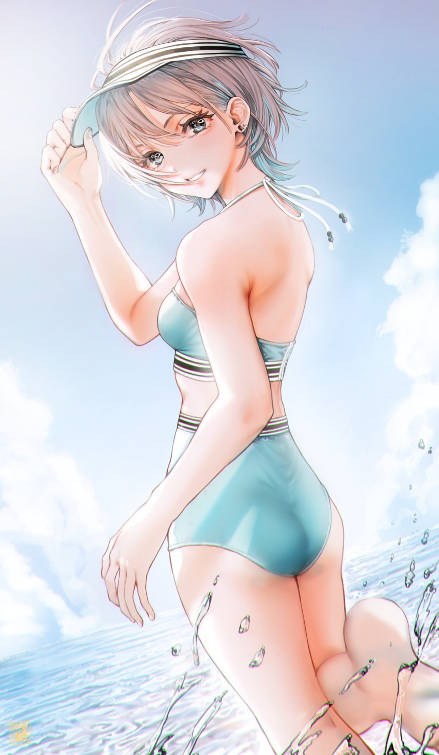 asakura_tooru ass bikini swimsuits takumoyuha the_idolm@ster the_idolm@ster_shiny_colors