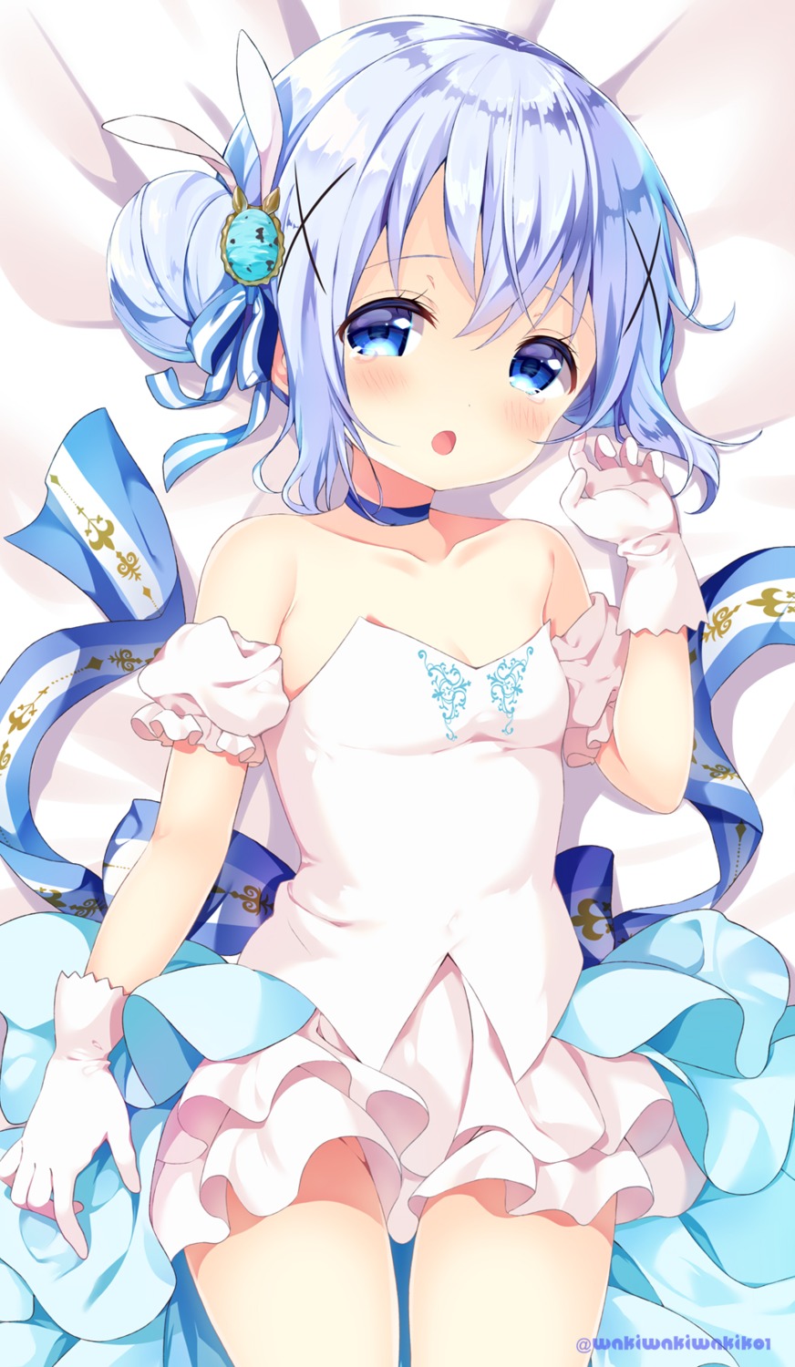 cleavage gochuumon_wa_usagi_desu_ka? kafuu_chino waki_(pixiv2609622)