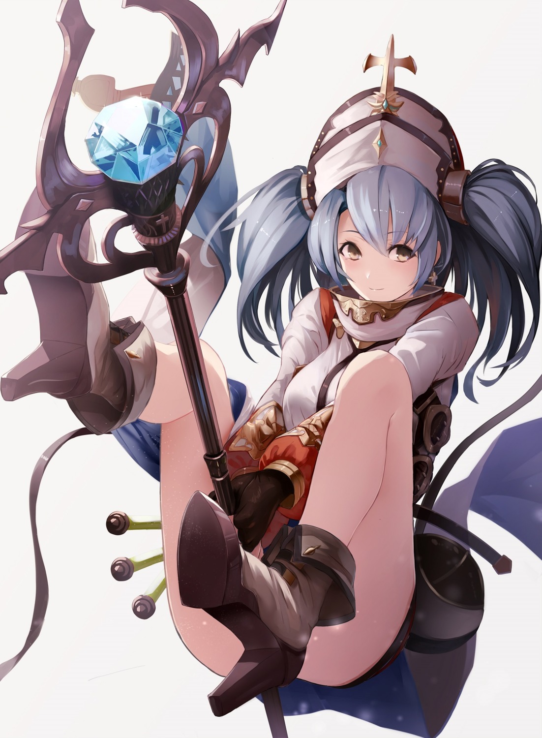 fami_(yellow_skies) famy_siraso granblue_fantasy heels sophia_(granblue_fantasy) weapon