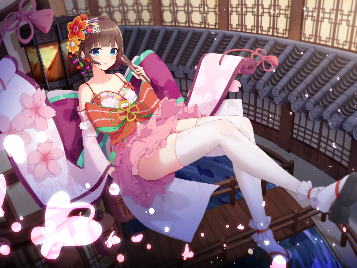 asian_clothes houchi_shoujo seero thighhighs