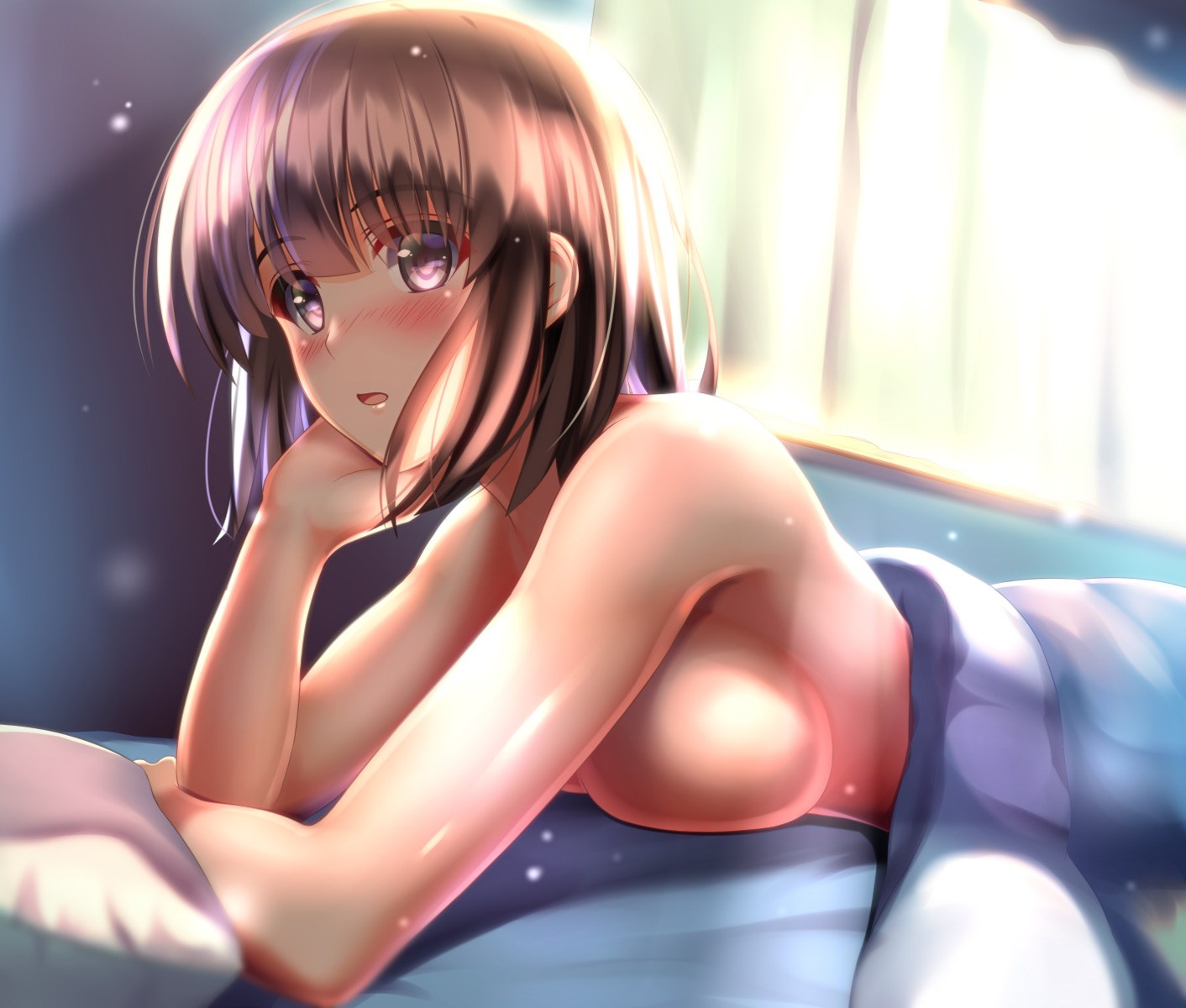 hukokukyohei katou_megumi saenai_heroine_no_sodatekata sheets topless