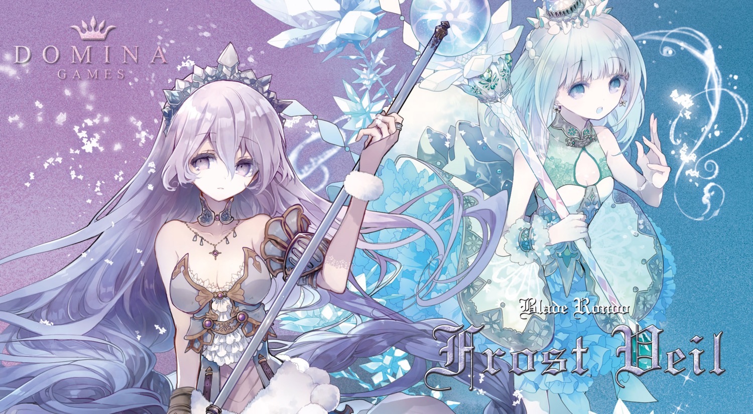 blade_rondo_frost_veil cleavage domina_games skirt_lift tagme weapon