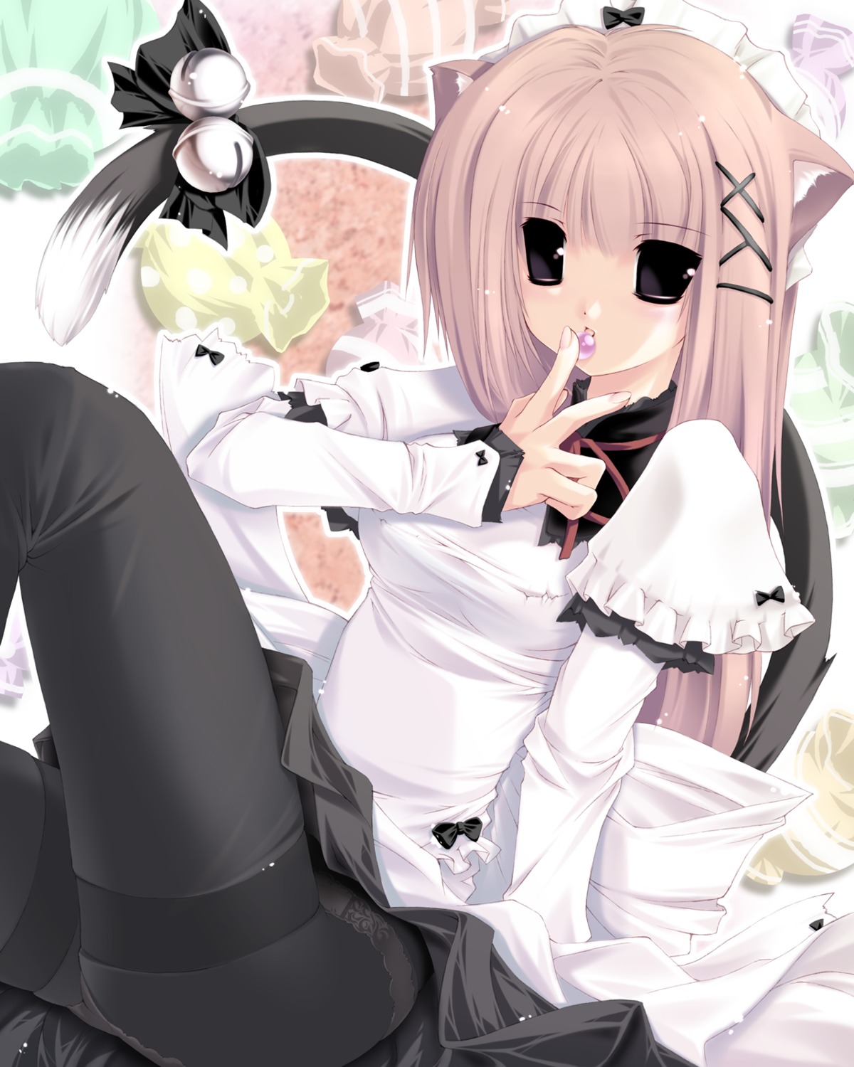 animal_ears g.t.f jian nekomimi pantsu pantyhose tail