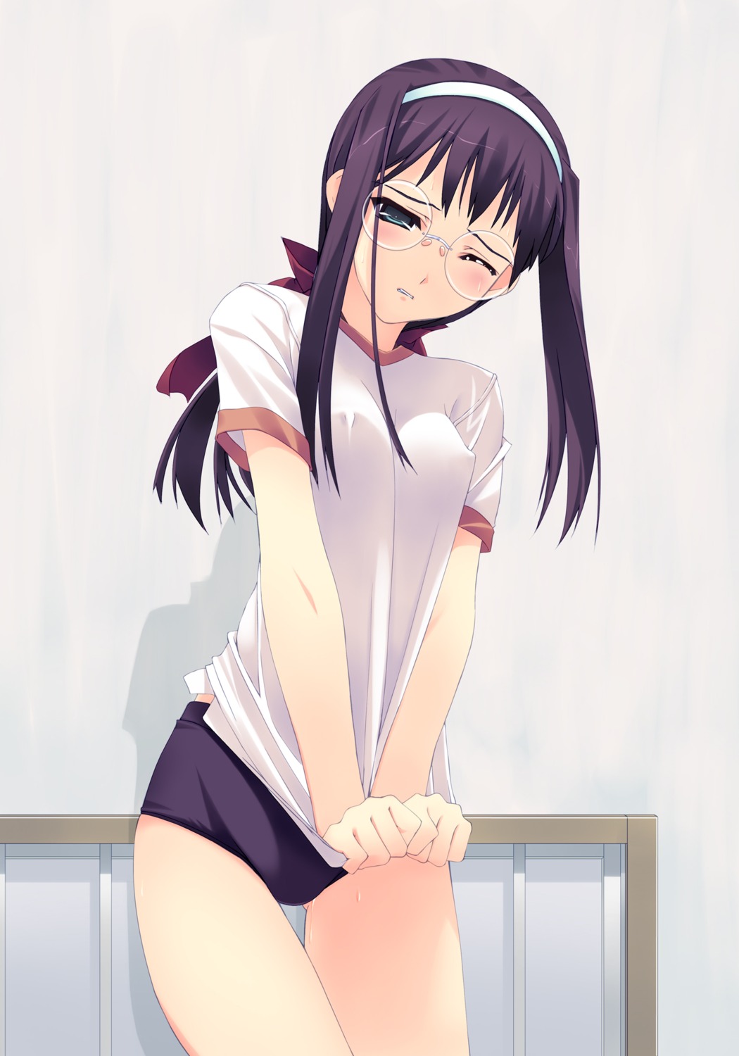 erect_nipples gym_uniform megane murakami_suigun see_through