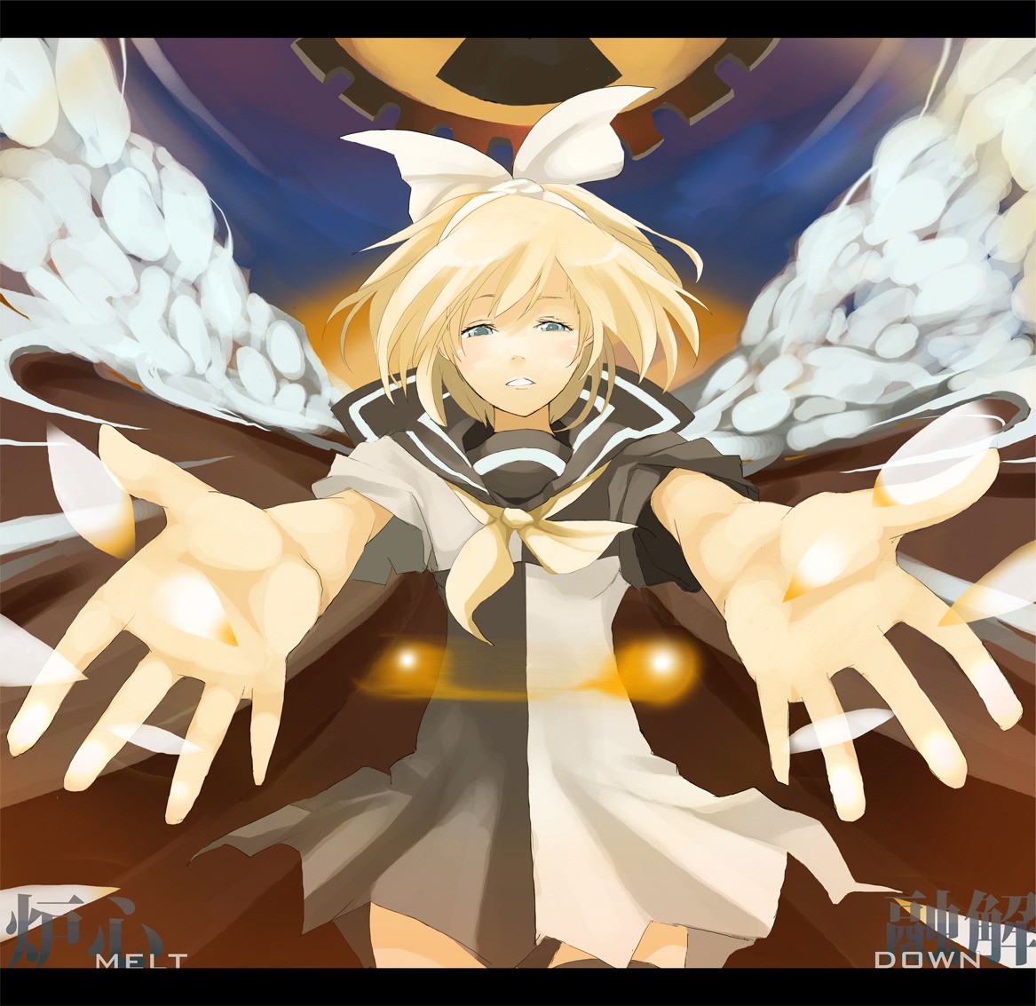 kagamine_rin meltdown_(vocaloid) tansuke vocaloid