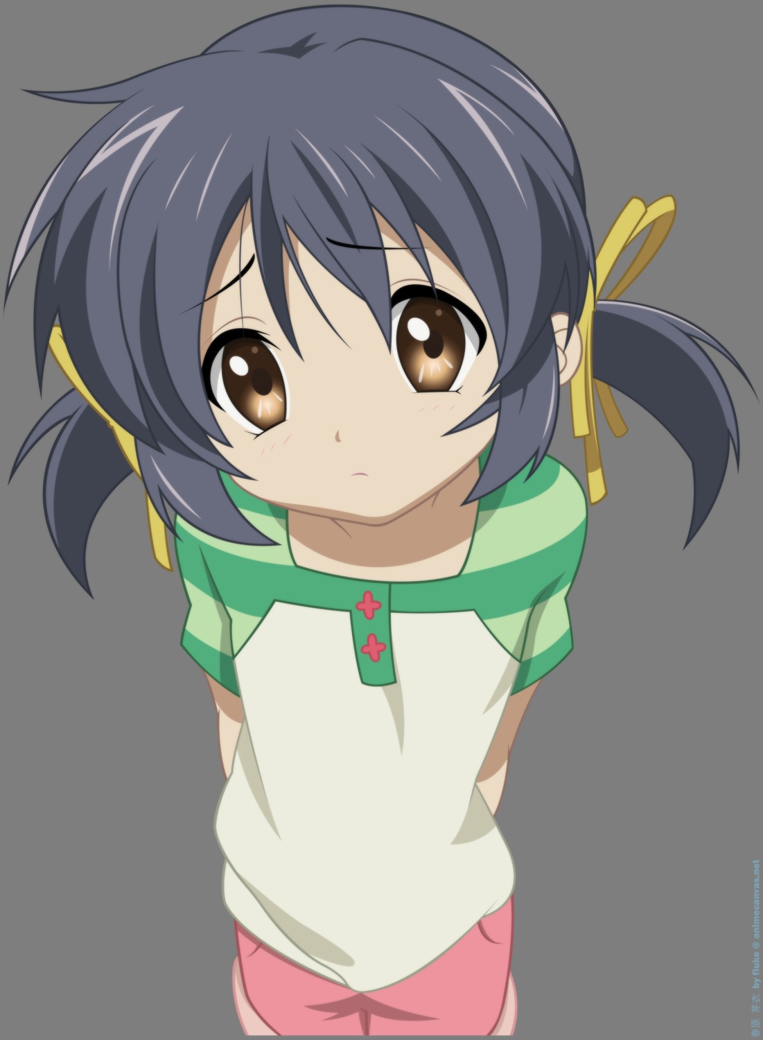 clannad sunohara_mei transparent_png vector_trace watermark