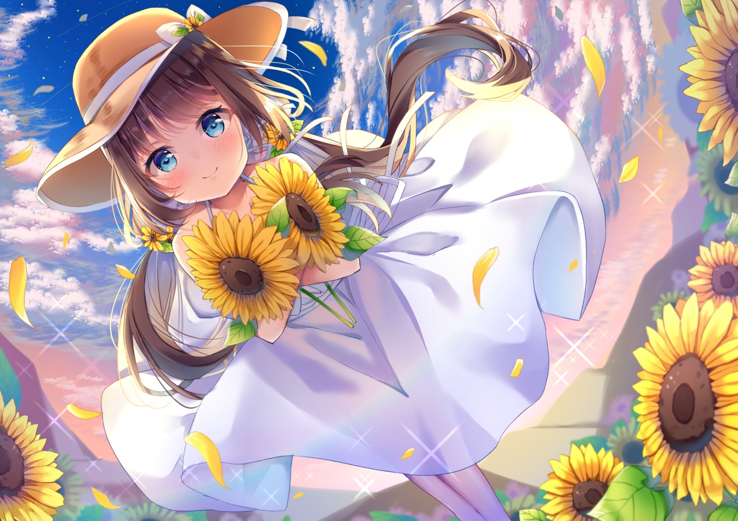 dress see_through skirt_lift summer_dress torokeru_none