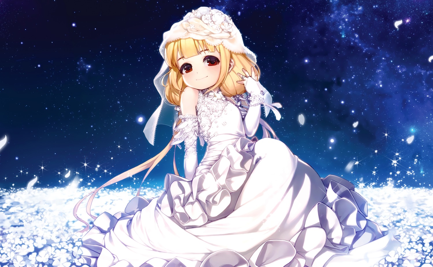 dress futaba_anzu rheez the_idolm@ster the_idolm@ster_cinderella_girls wedding_dress