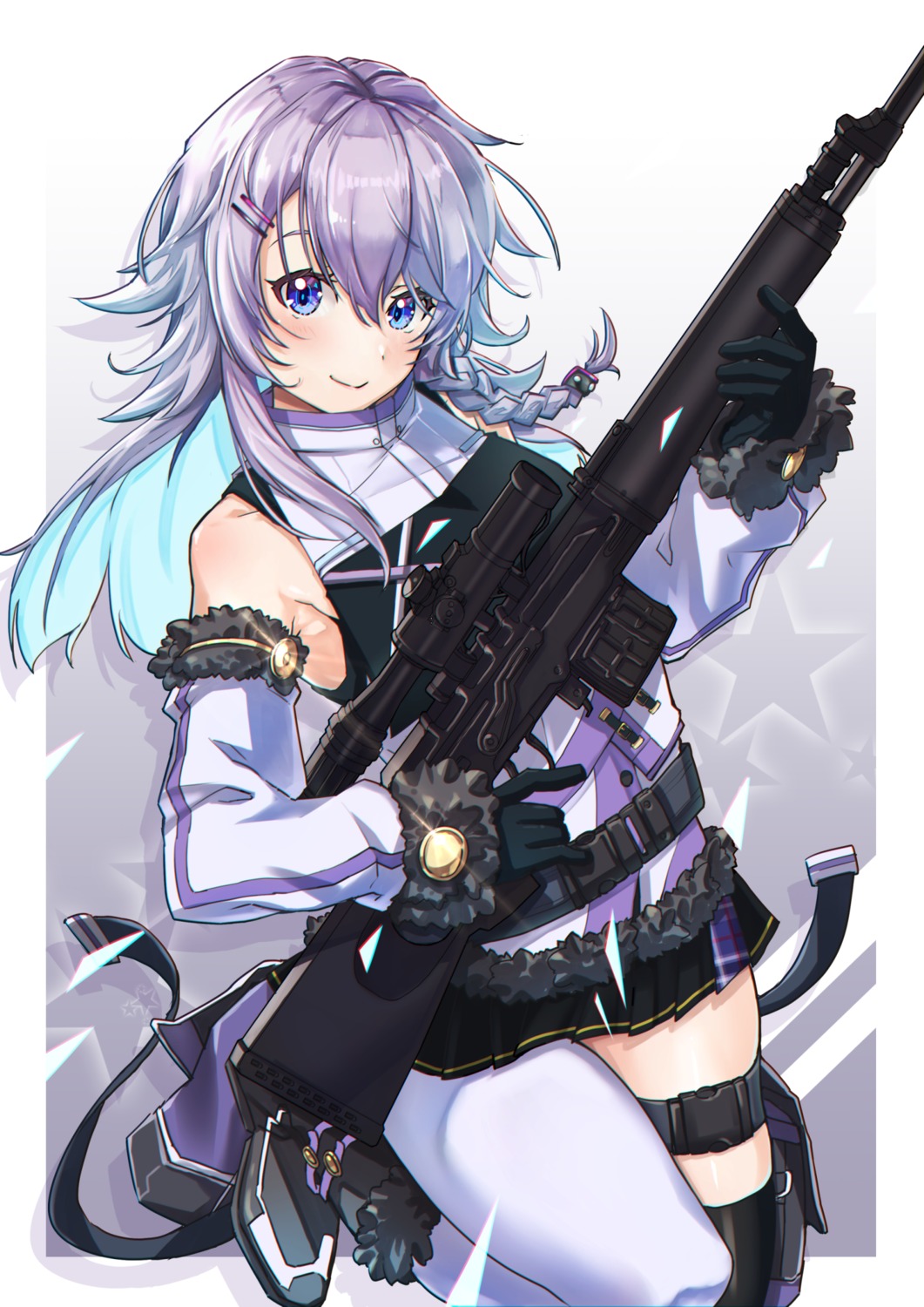 garter gun nijisanji nun_bora ruo thighhighs