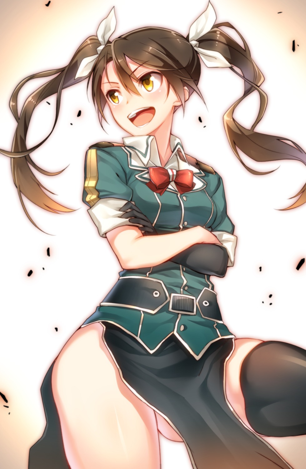 kantai_collection kat_(bu-kunn) seifuku thighhighs tone_(kancolle)