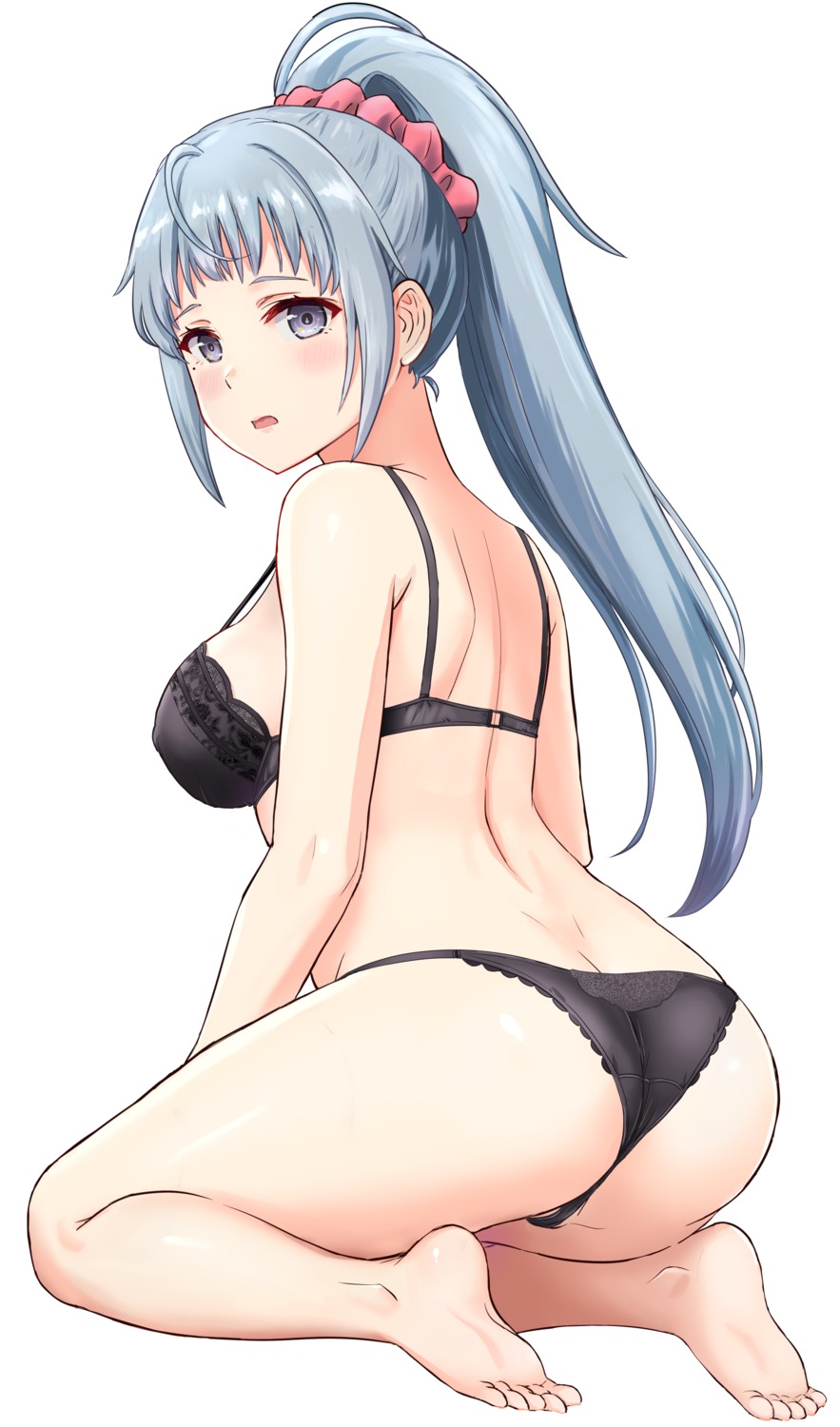 ass bra feet inanaki_shiki kawasaki_saki lingerie pantsu thong yahari_ore_no_seishun_lovecome_wa_machigatteiru.