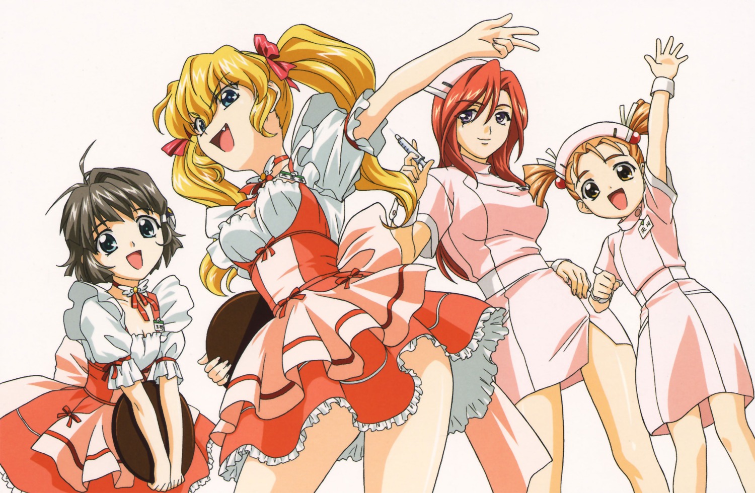 amakawa_hotaru daikuuji_ayu hoshino_fumio kikuchi_youko kimi_ga_nozomu_eien nurse tamano_mayu waitress