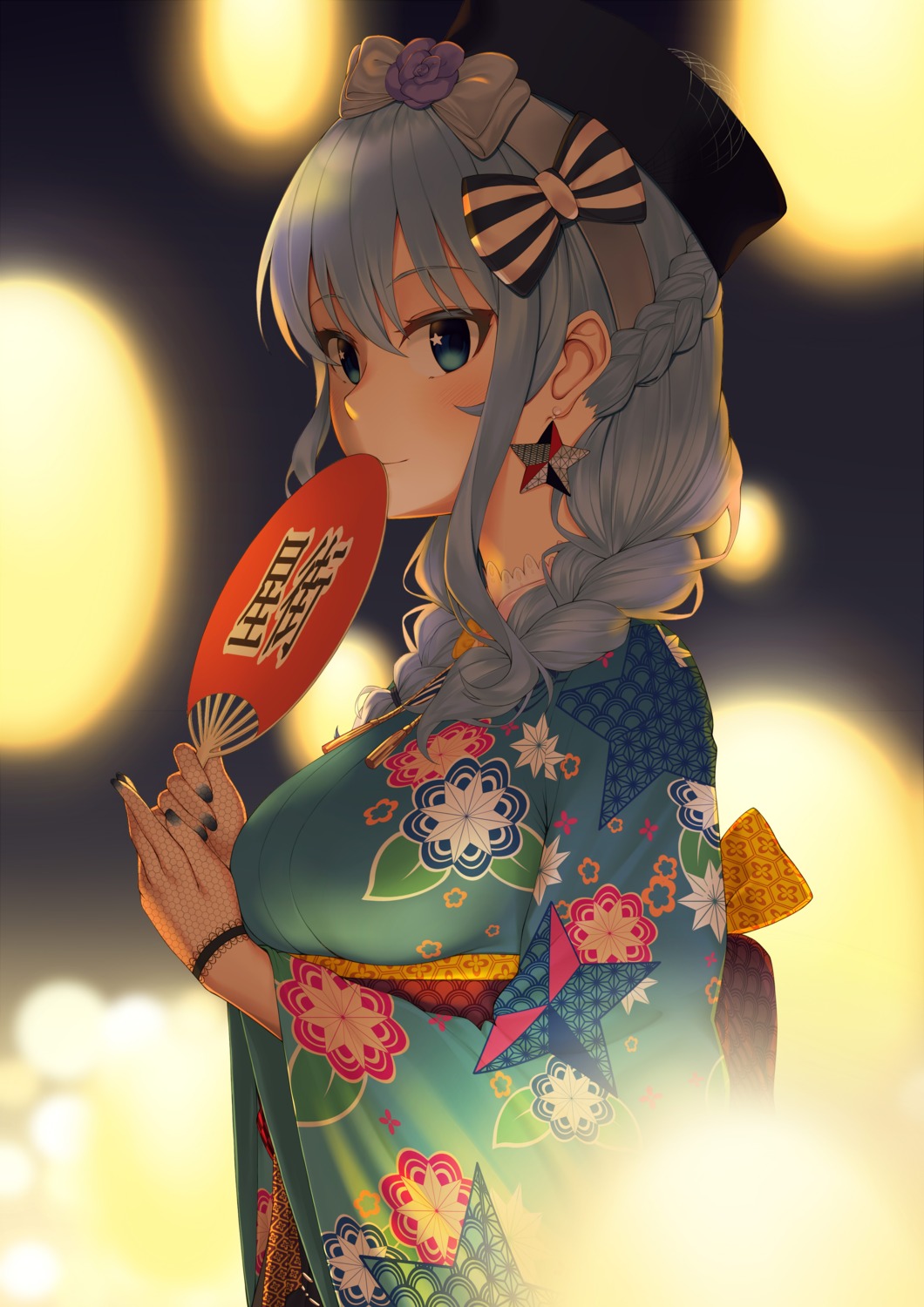 carolrin hololive hoshimachi_suisei kimono