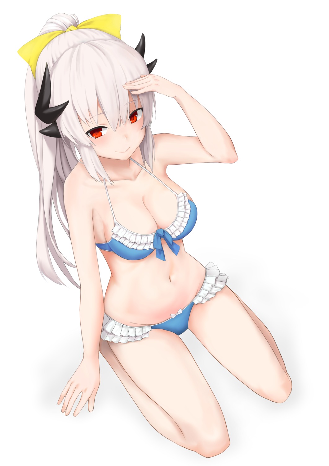 bikini cleavage fate/grand_order horns kiyohime_(fate/grand_order) p_no_ji swimsuits