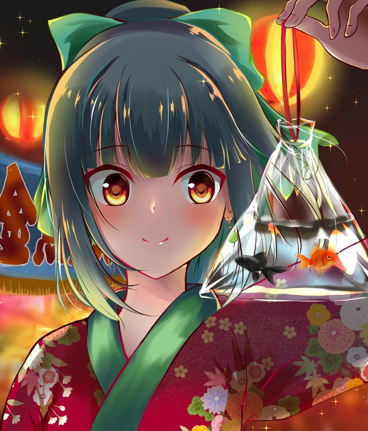 amagami_(makise_tsubaki) kantai_collection yukata yuubari_(kancolle)