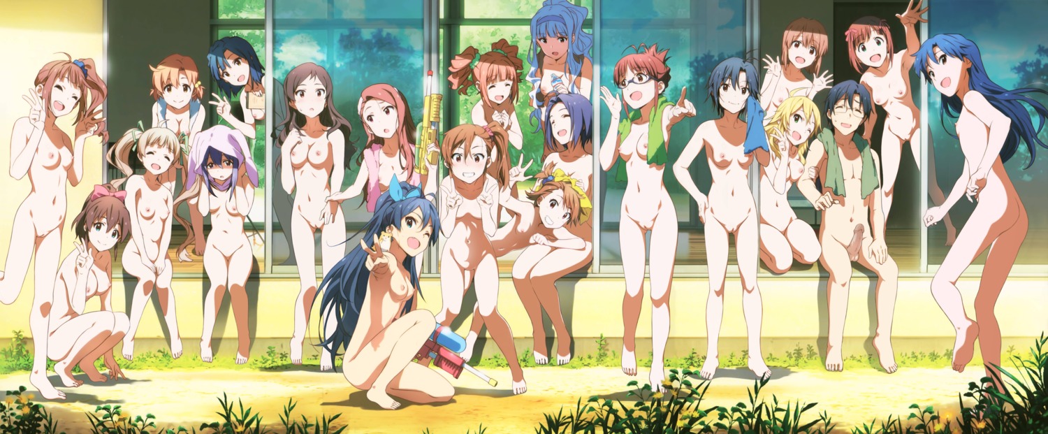 akizuki_ritsuko amami_haruka ass feet futami_ami futami_mami ganaha_hibiki gun hagiwara_yukiho hakozaki_serika hoshii_miki kikuchi_makoto kisaragi_chihaya kitazawa_shiho loli megane minase_iori miura_azusa mochizuki_anna naked nanao_yuriko nipples penis photoshop producer pussy satake_minako shijou_takane takatsuki_yayoi the_idolm@ster the_idolm@ster_million_live! towel uncensored yabuki_kana yokoyama_nao