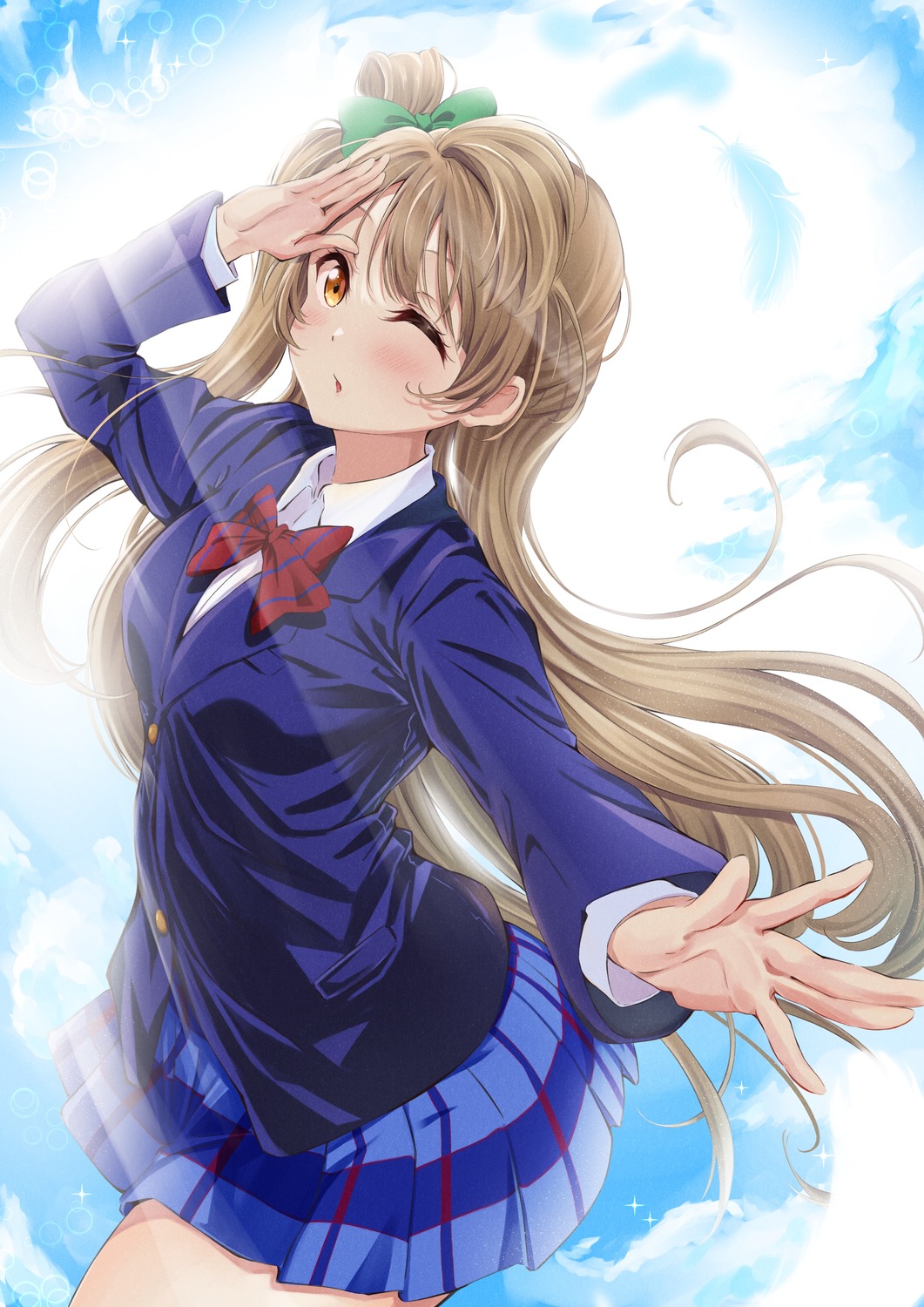 frontrivers_kae love_live! minami_kotori seifuku