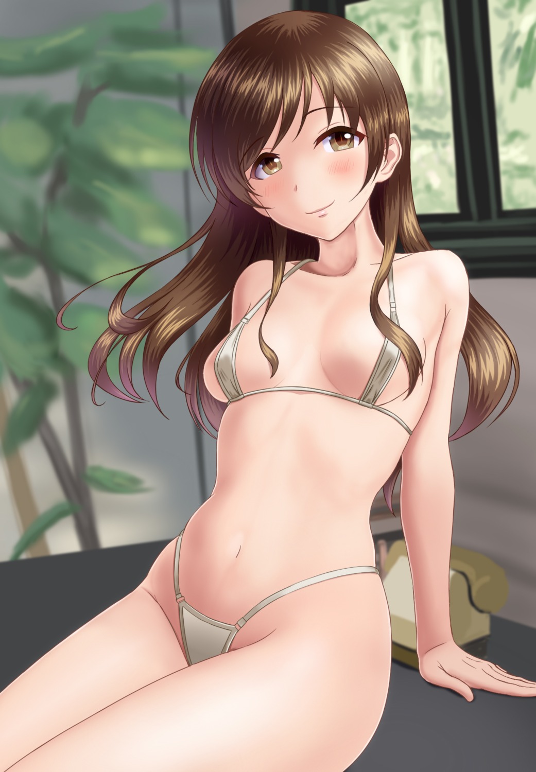 bikini nitta_minami swimsuits taka_(takahirokun) the_idolm@ster the_idolm@ster_cinderella_girls