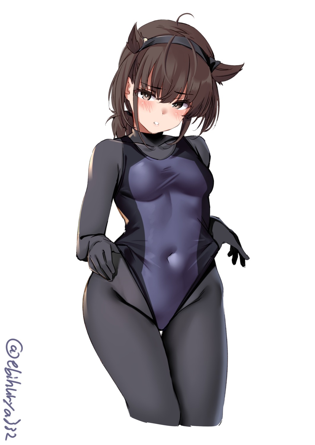 animal_ears bodysuit ebifurya see_through swimsuits