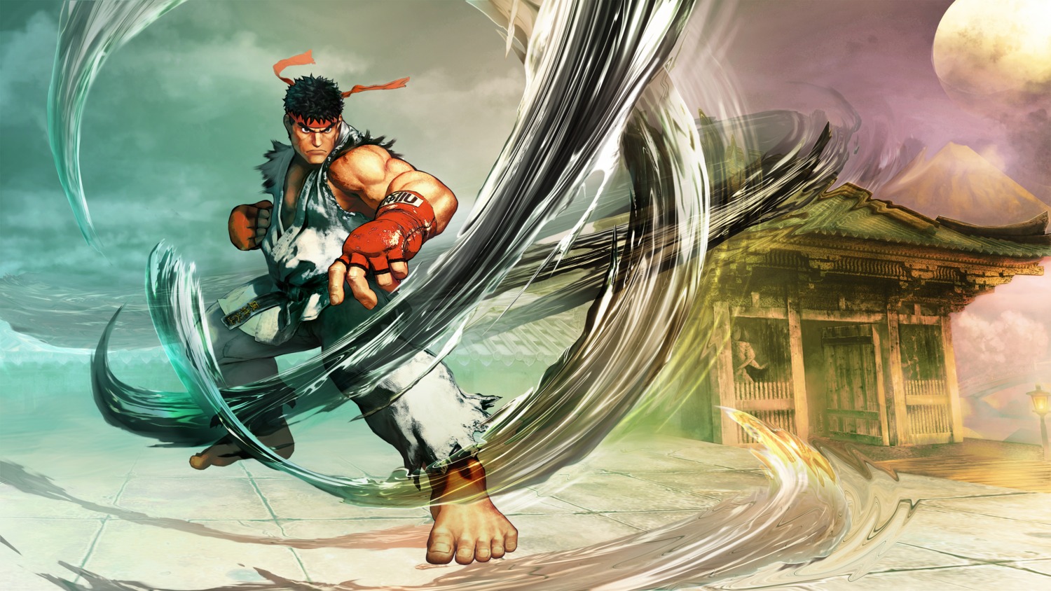 capcom japanese_clothes male ryuu street_fighter street_fighter_v