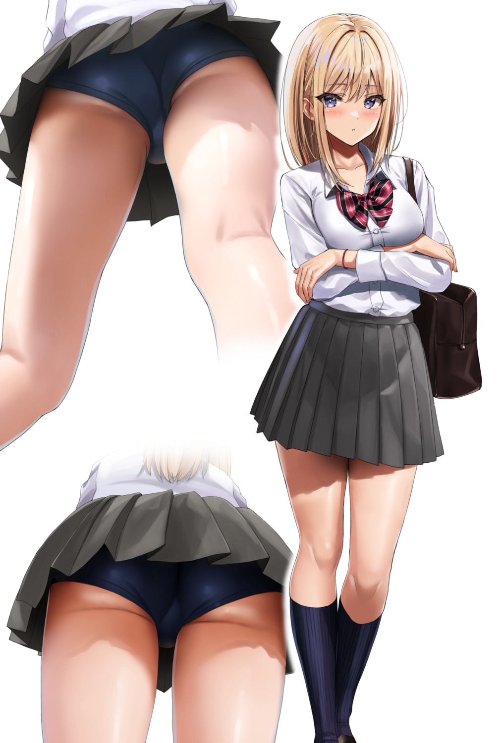 ass buruma seifuku skirt_lift yukemuriganmo